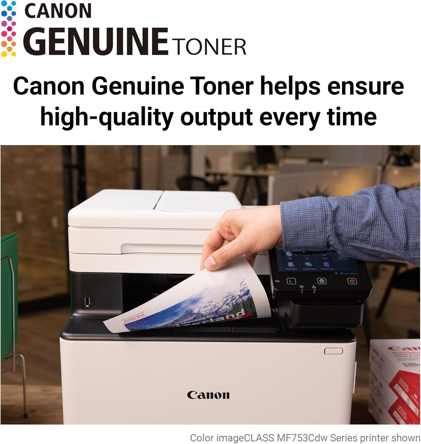 Canon Genuine 069 Black Toner Cartridge High Capacity Compatible with MF753Cdw