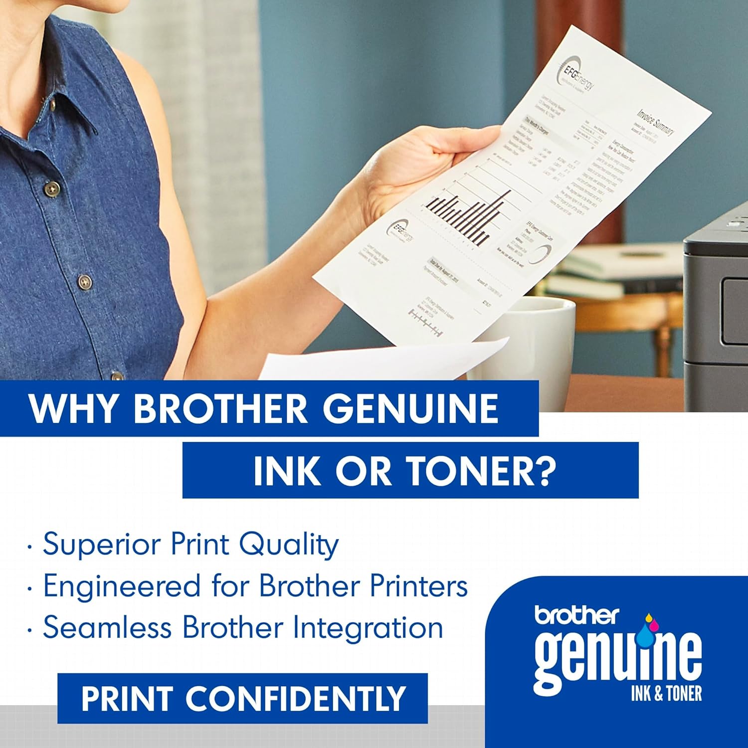 Brother Genuine High Yield Toner Cartridge
